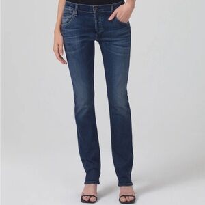 Citizens of Humanity Emerson Long Slim Boyfriend Jeans in Blue Ridge